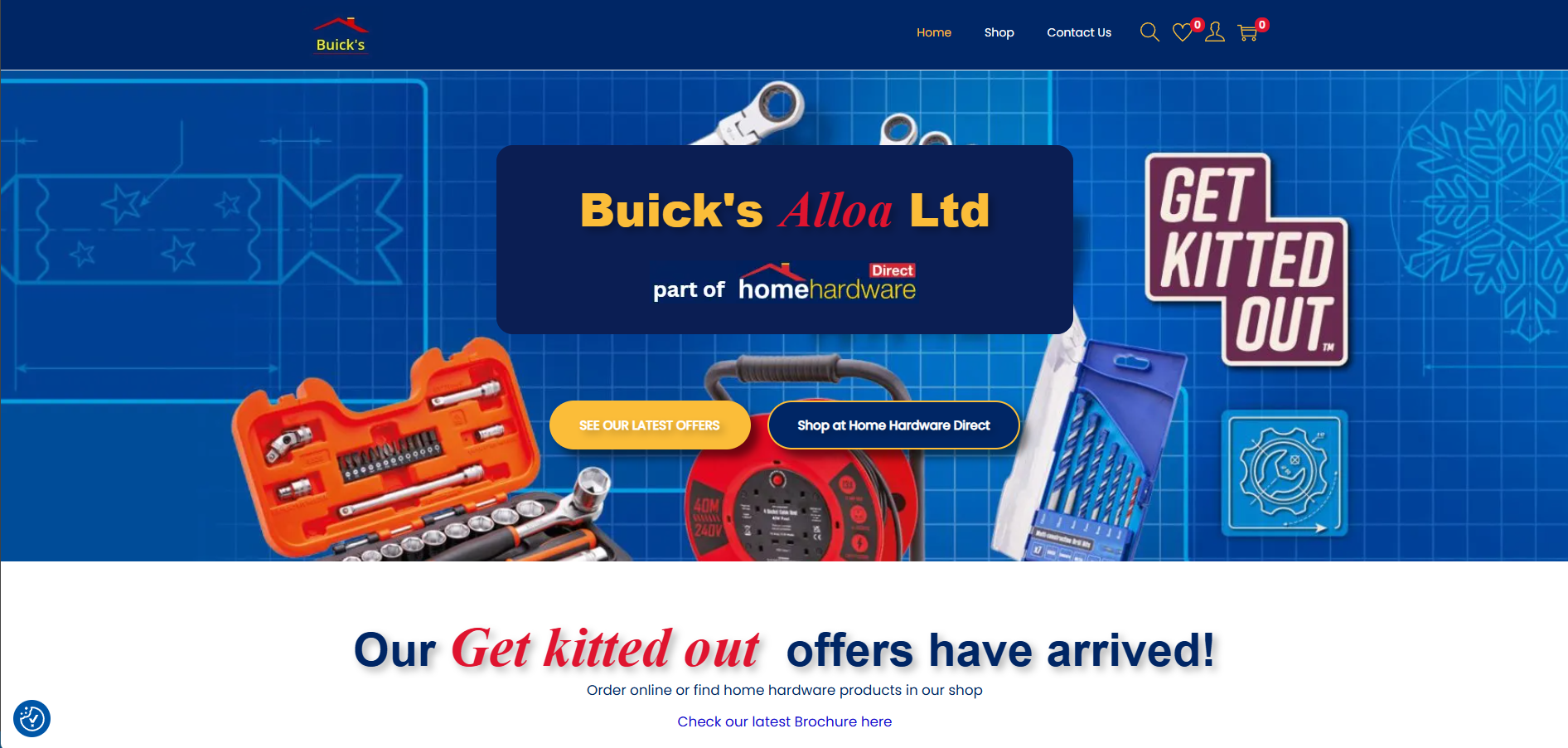 Home Hardware Ecommerce Shop Website