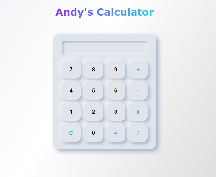 Styled Calculator Application