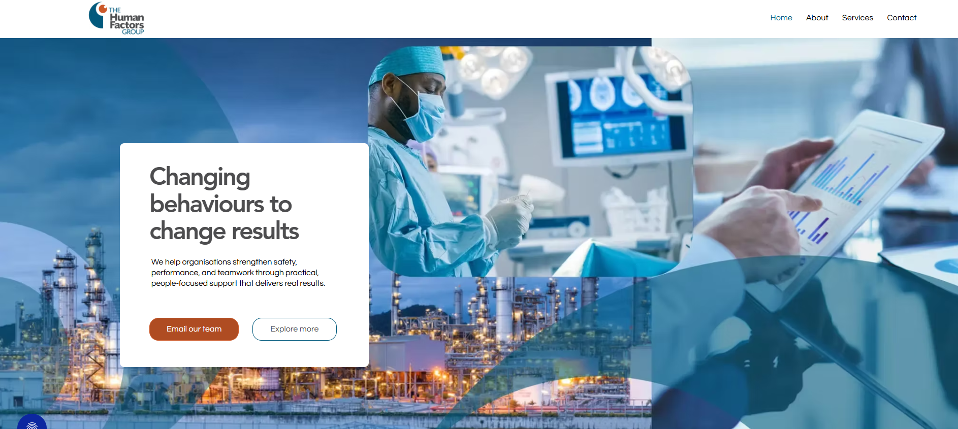 Human Factors Consultancy Website