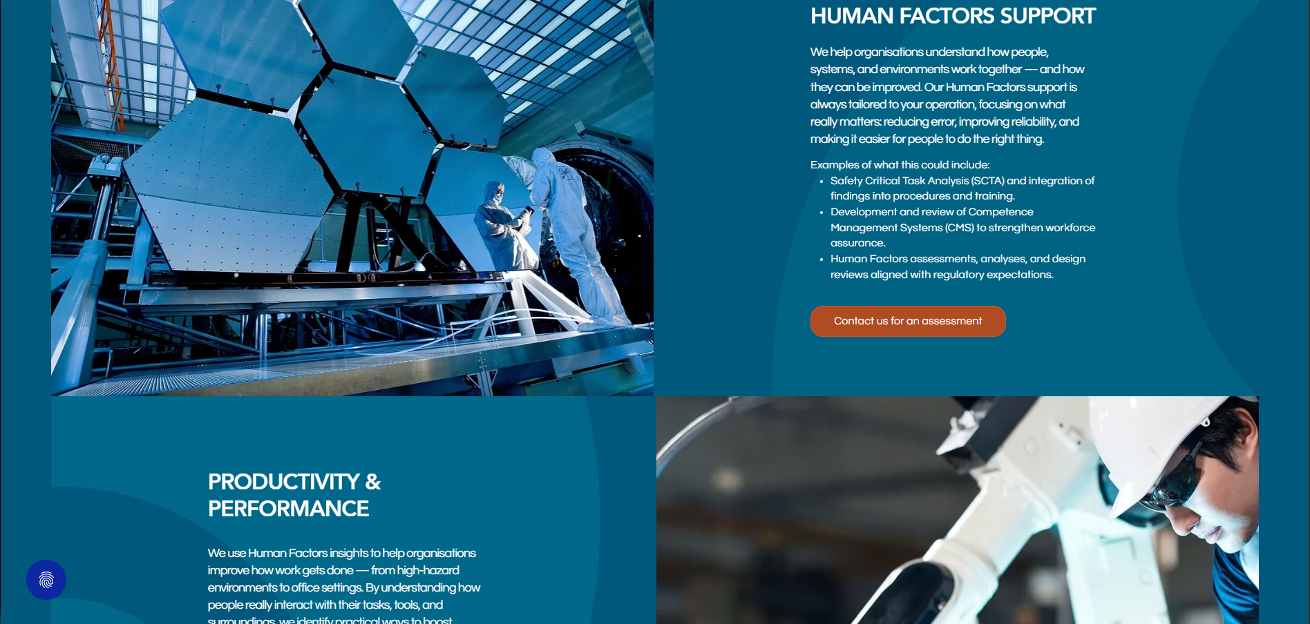 Human Factors Consultancy Website